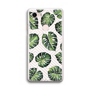 CaseCompany Geometrische jungle: Google Pixel 3 Transparant Hoesje