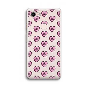 CaseCompany GIRL POWER: Google Pixel 3 Transparant Hoesje