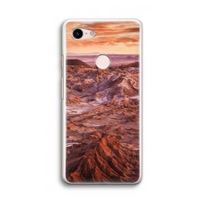 CaseCompany Mars: Google Pixel 3 Transparant Hoesje