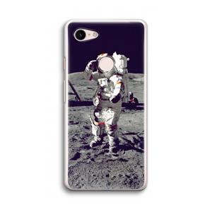CaseCompany Spaceman: Google Pixel 3 Transparant Hoesje
