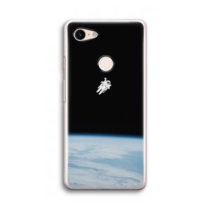CaseCompany Alone in Space: Google Pixel 3 Transparant Hoesje