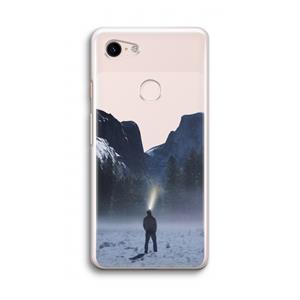 CaseCompany Wanderlust: Google Pixel 3 Transparant Hoesje