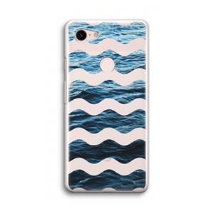 CaseCompany Oceaan: Google Pixel 3 Transparant Hoesje