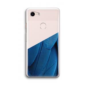 CaseCompany Pauw: Google Pixel 3 Transparant Hoesje