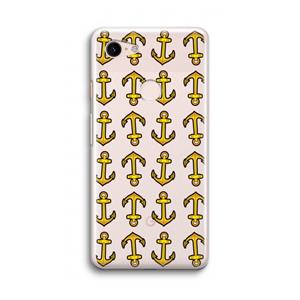 CaseCompany Musketon Anchor: Google Pixel 3 Transparant Hoesje