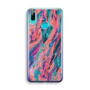 CaseCompany Electric Times: Huawei P Smart (2019) Transparant Hoesje