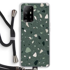 CaseCompany Terrazzo N°19: Oppo A94 5G Transparant Hoesje met koord
