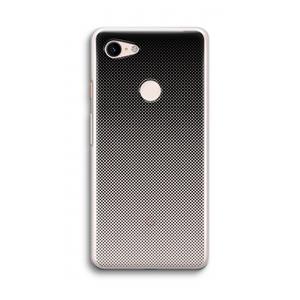 CaseCompany Musketon Halftone: Google Pixel 3 Transparant Hoesje