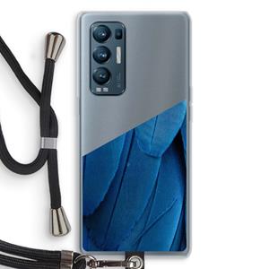 CaseCompany Pauw: Oppo Find X3 Neo Transparant Hoesje met koord
