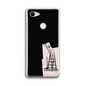 CaseCompany Musketon Painter: Google Pixel 3 Transparant Hoesje