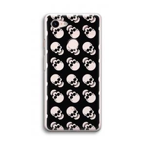 CaseCompany Musketon Skulls: Google Pixel 3 Transparant Hoesje