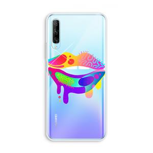 CaseCompany Lip Palette: Huawei P Smart Pro Transparant Hoesje