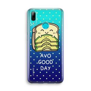 CaseCompany Avo Good Day: Huawei P Smart (2019) Transparant Hoesje