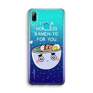 CaseCompany I'm A Hopeless Ramen-Tic For You: Huawei P Smart (2019) Transparant Hoesje