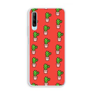 CaseCompany Mini cactus: Huawei P Smart Pro Transparant Hoesje