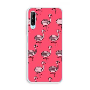 CaseCompany Flamingo: Huawei P Smart Pro Transparant Hoesje
