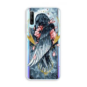 CaseCompany Golden Raven: Huawei P Smart Pro Transparant Hoesje