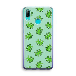 CaseCompany Groene blaadjes: Huawei P Smart (2019) Transparant Hoesje