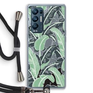 CaseCompany This Sh*t Is Bananas: Oppo Find X3 Neo Transparant Hoesje met koord