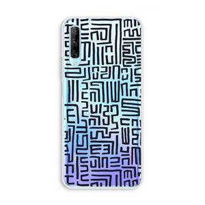 CaseCompany Moroccan Print: Huawei P Smart Pro Transparant Hoesje