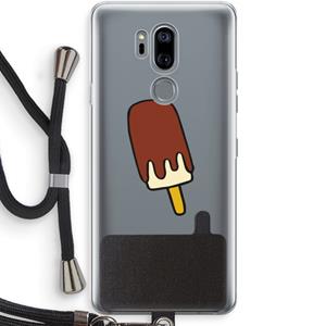 CaseCompany Frisco: LG G7 Thinq Transparant Hoesje met koord