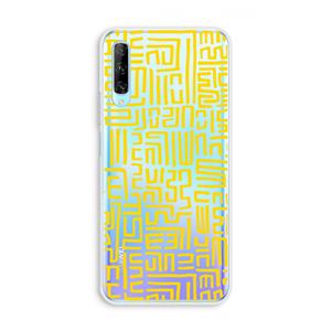 CaseCompany Majorelle Blue Print: Huawei P Smart Pro Transparant Hoesje