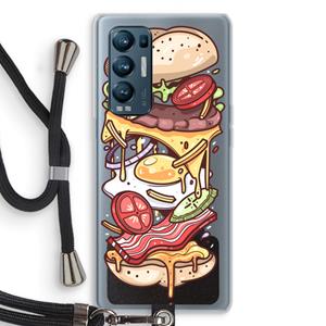 CaseCompany Diet Coke Please: Oppo Find X3 Neo Transparant Hoesje met koord