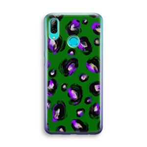 CaseCompany Green Cheetah: Huawei P Smart (2019) Transparant Hoesje