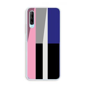 CaseCompany Gestalte 4: Huawei P Smart Pro Transparant Hoesje
