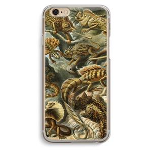 CaseCompany Haeckel Lacertilia: iPhone 6 / 6S Transparant Hoesje