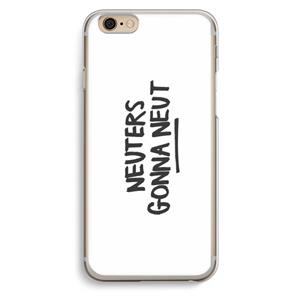 CaseCompany Neuters: iPhone 6 / 6S Transparant Hoesje