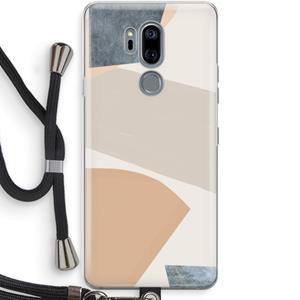 CaseCompany Formo: LG G7 Thinq Transparant Hoesje met koord