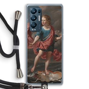 CaseCompany Soap Bubbles: Oppo Find X3 Neo Transparant Hoesje met koord