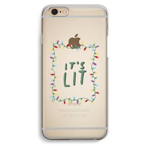 CaseCompany It's Lit: iPhone 6 / 6S Transparant Hoesje