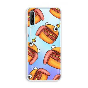 CaseCompany Hamburger: Huawei P Smart Pro Transparant Hoesje