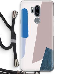 CaseCompany Lapis: LG G7 Thinq Transparant Hoesje met koord