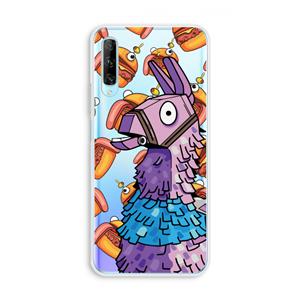CaseCompany Loot Burger: Huawei P Smart Pro Transparant Hoesje