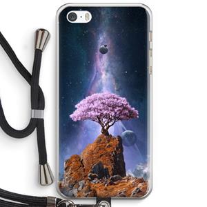CaseCompany Ambition: iPhone 5 / 5S / SE Transparant Hoesje met koord