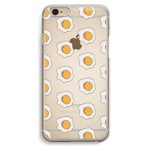 CaseCompany Bacon to my eggs #1: iPhone 6 / 6S Transparant Hoesje