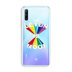 CaseCompany Het Leven Is Mooi: Huawei P Smart Pro Transparant Hoesje