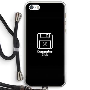 CaseCompany Hello: iPhone 5 / 5S / SE Transparant Hoesje met koord