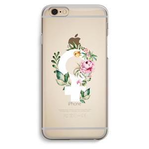 CaseCompany Venus: iPhone 6 / 6S Transparant Hoesje