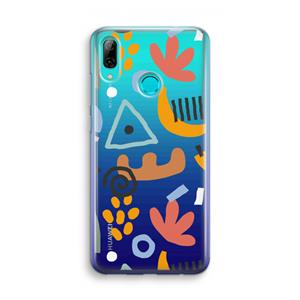 CaseCompany Abstract: Huawei P Smart (2019) Transparant Hoesje