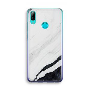 CaseCompany Elegante marmer: Huawei P Smart (2019) Transparant Hoesje