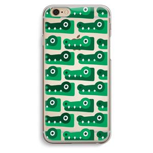 CaseCompany Crocs: iPhone 6 / 6S Transparant Hoesje