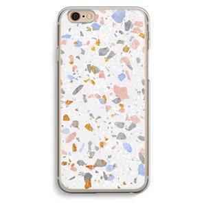 CaseCompany Terrazzo N°8: iPhone 6 / 6S Transparant Hoesje