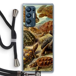 CaseCompany Haeckel Chelonia: Oppo Find X3 Neo Transparant Hoesje met koord