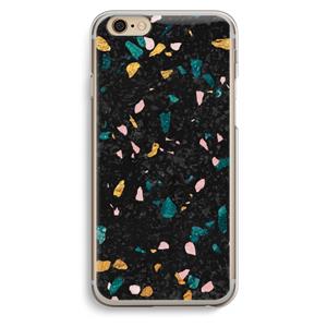 CaseCompany Terrazzo N°10: iPhone 6 / 6S Transparant Hoesje