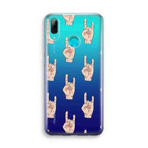 CaseCompany Rock: Huawei P Smart (2019) Transparant Hoesje