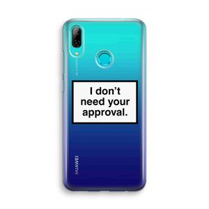 CaseCompany Don't need approval: Huawei P Smart (2019) Transparant Hoesje